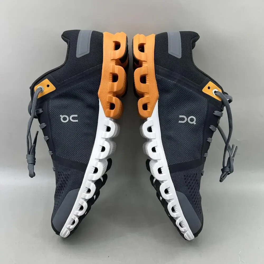 On Cloudflow 3.0 Running Shoes Men Size 10.5 Gray Orange Mesh Comfort Sneakers